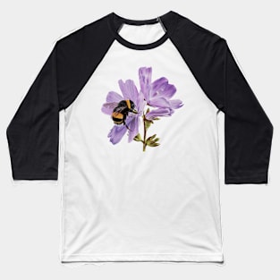 Watercolor Purple wild flower Baseball T-Shirt